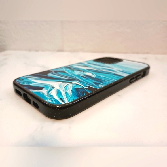 Casetify iPhone 12 -Waves Crashing Black By Ann Marie Coolick - Picture 5 of 5